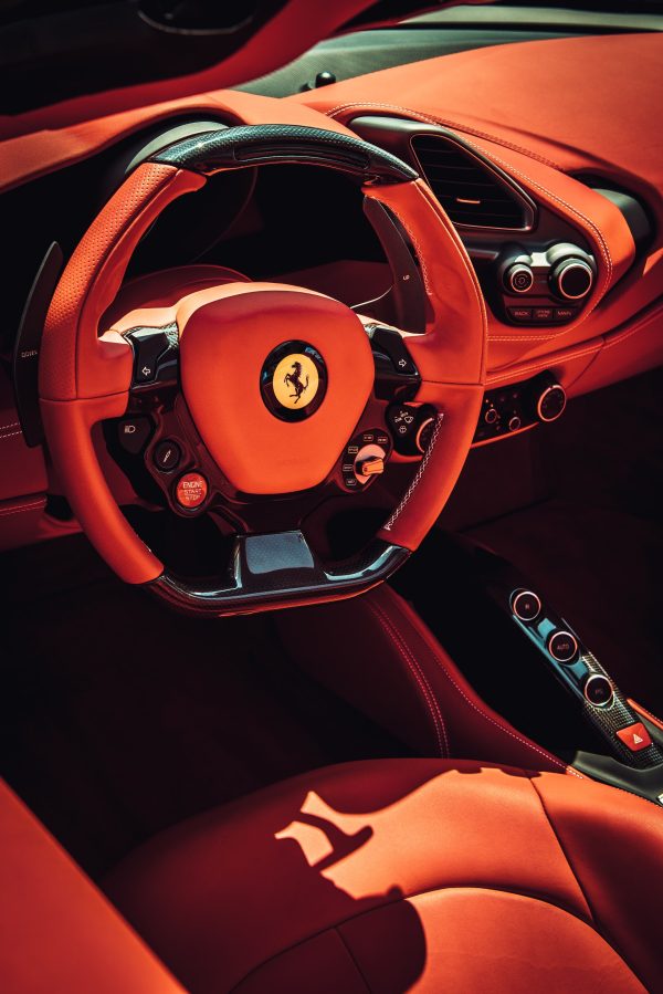 Universal Fit 14.5-15 Inch Carbon Fiber Steering Wheel Cover Sport Style