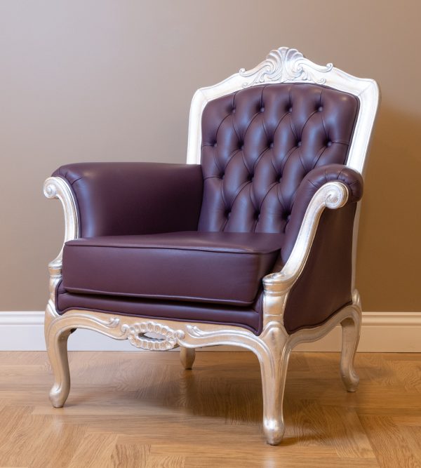 Fabric Living Room Chair Comfy Upholstered Button Tufted Armchair
