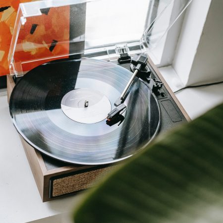 Vintage Bluetooth Record Player,Turntables for Vinyl Records
