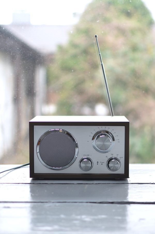 Audiocrazy AM FM Radio Plug in Wall, Radio with Bluetooth for Home