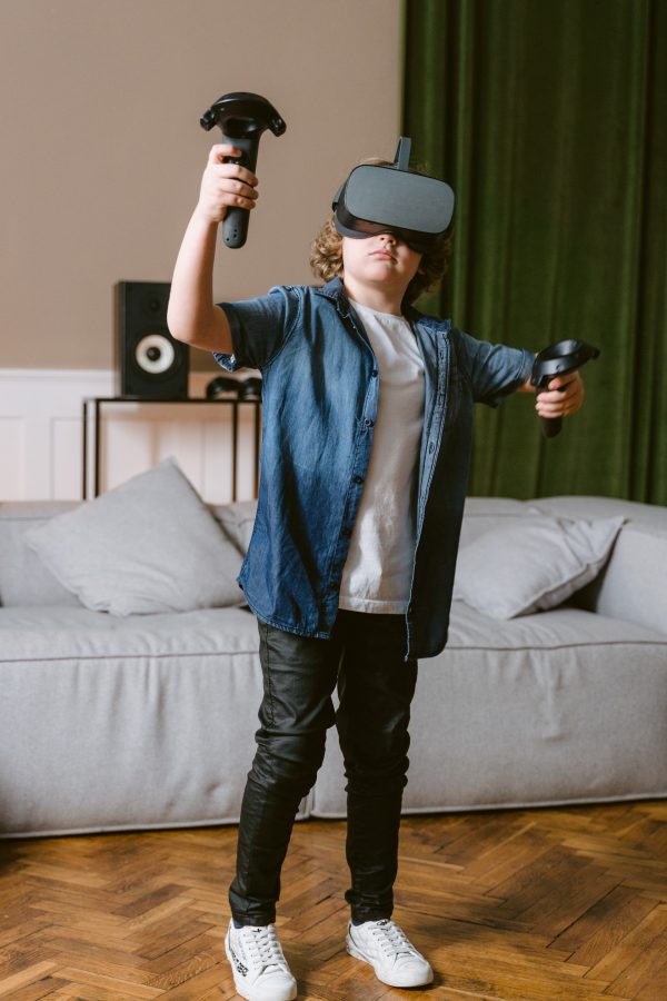 VR Headset Virtual Reality Goggle with Wireless Remote Controller