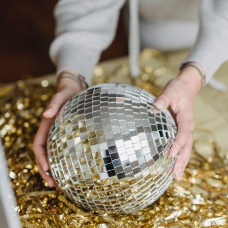 Metallic Gold and Premium Latex Black White Balloons 60 Pack